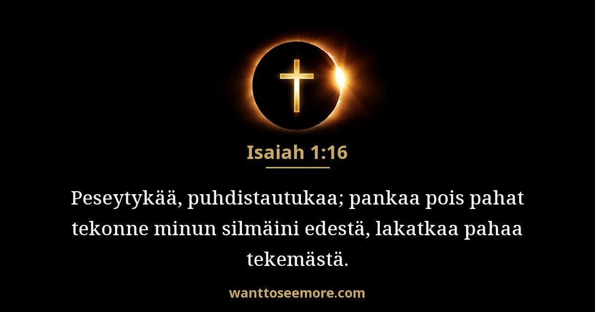 Isaiah 1:16