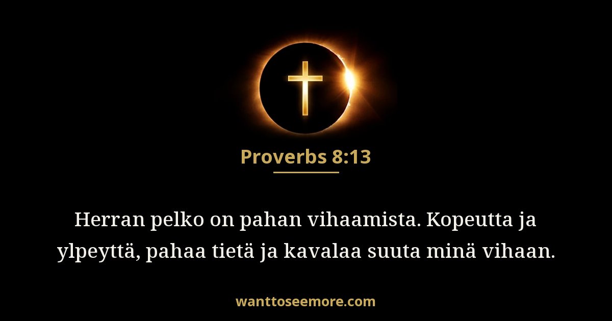 Proverbs 8:13