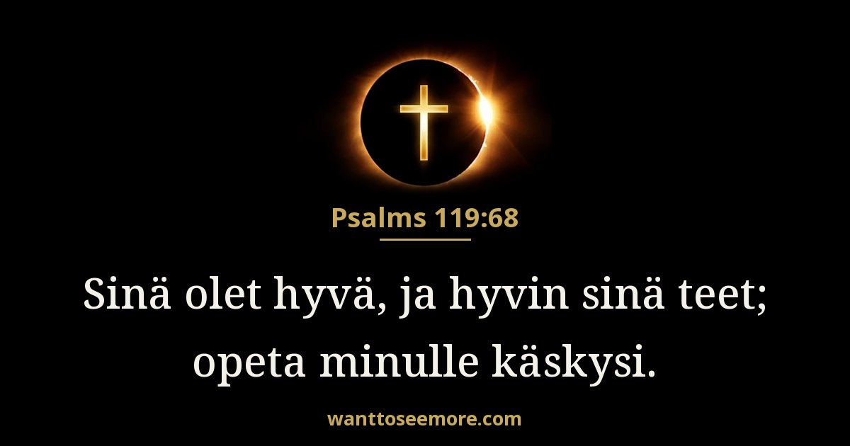 Psalms 119:68