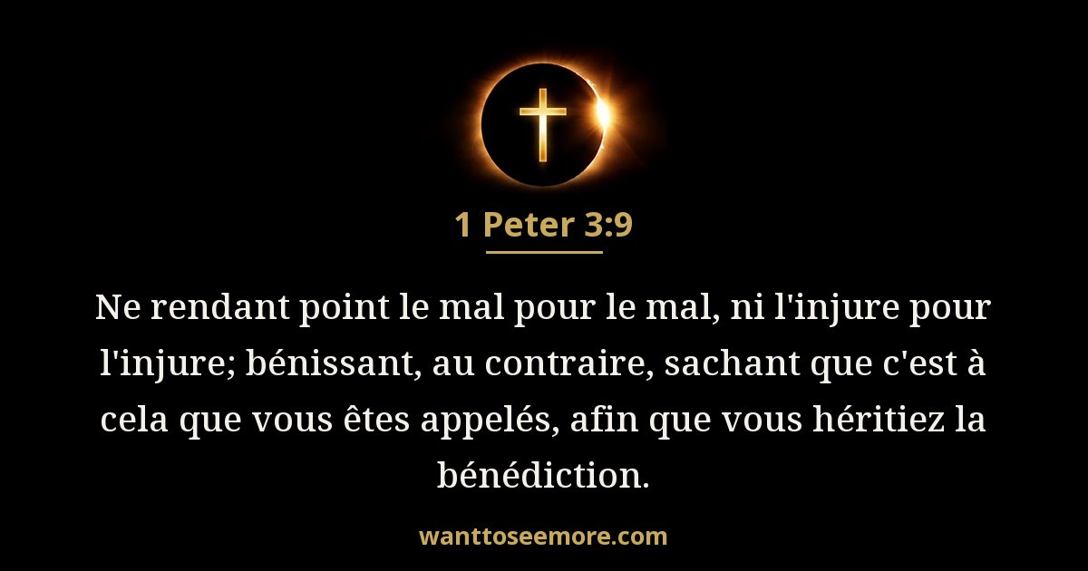 1 Peter 3:9