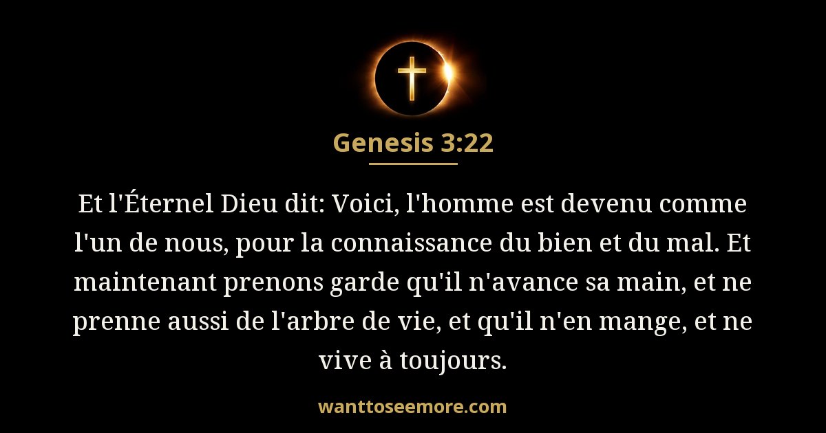 Genèse 3:22