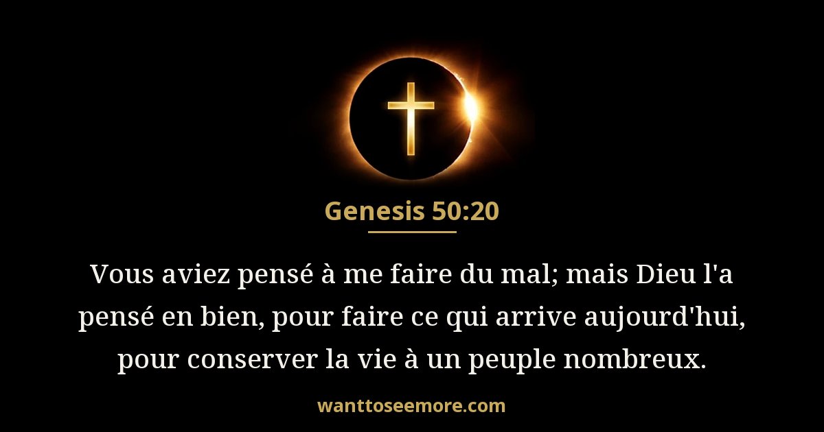 Genèse 50:20