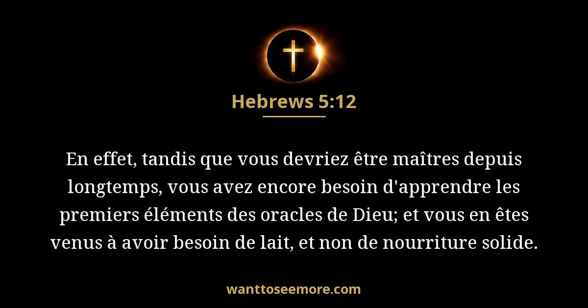 Hebrews 5:12