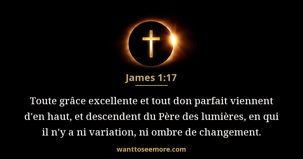 Jacques 1:17