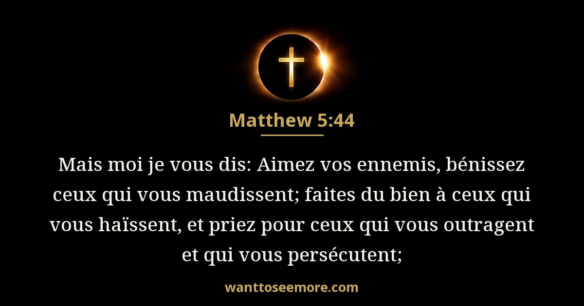 Matthew 5:44