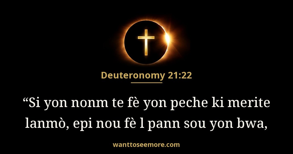 Deuteronomy 21:22