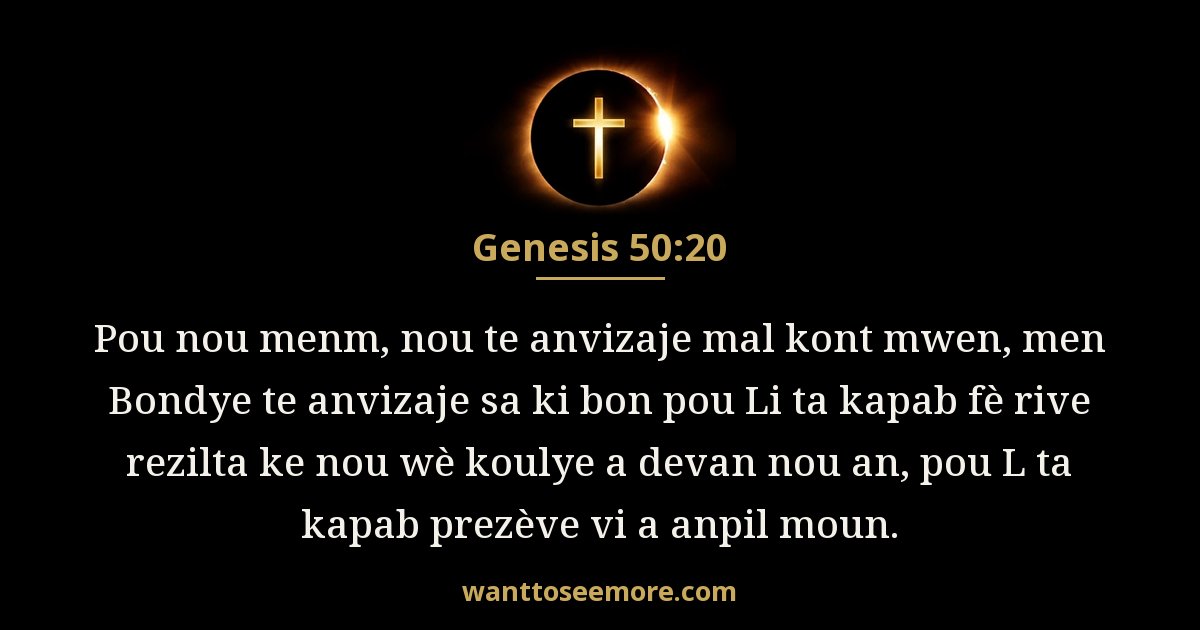 Genesis 50:20