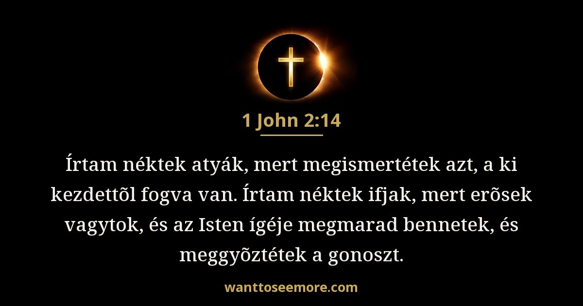 1 John 2:14