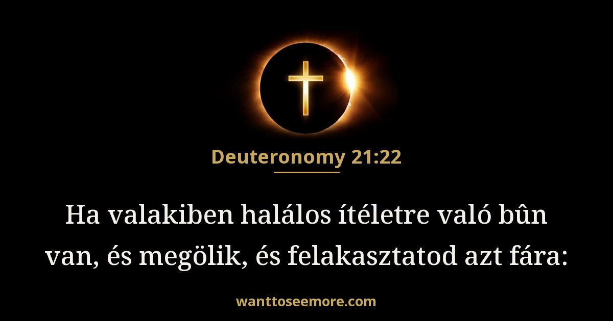Deuteronomy 21:22