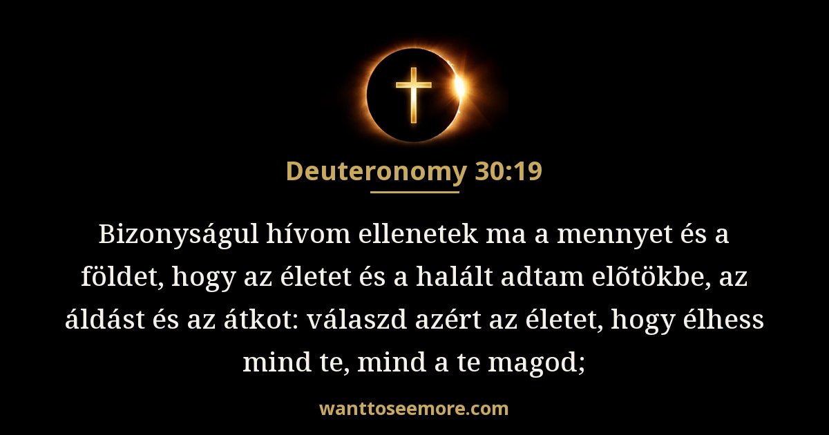 Deuteronomy 30:19
