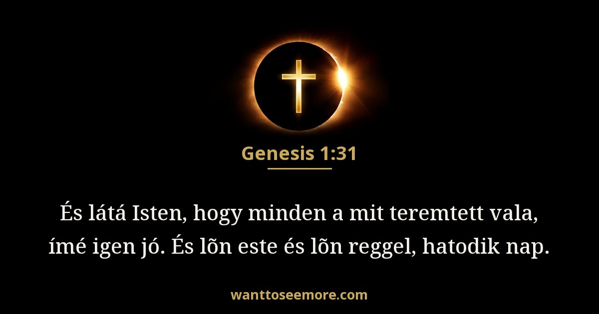 Genesis 1:31