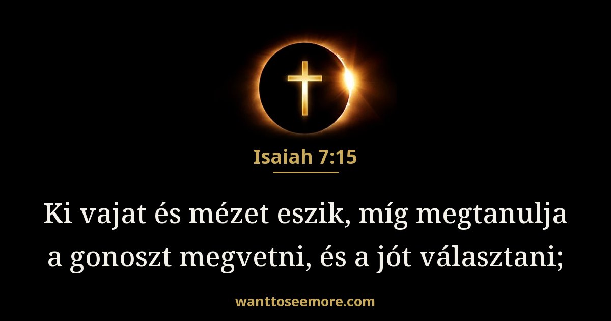 Ézsaiás 7:15