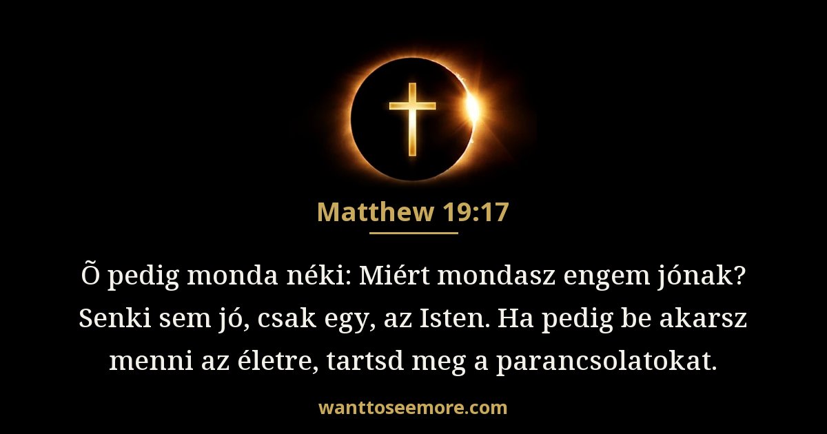 Máté 19:17