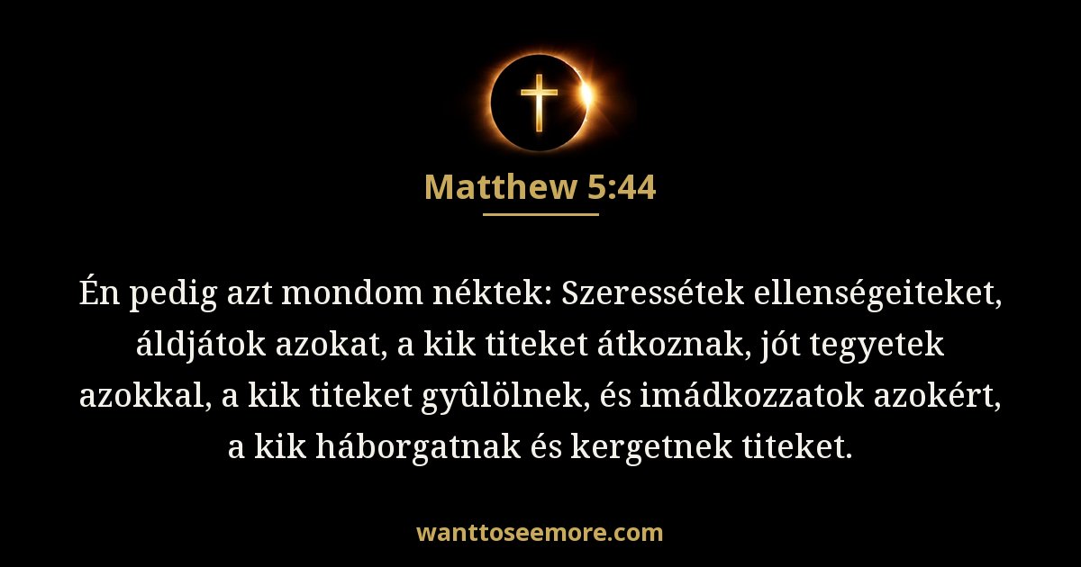 Matthew 5:44