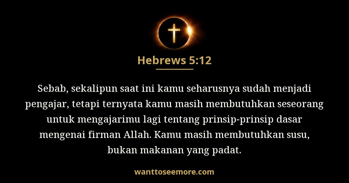 Hebrews 5:12