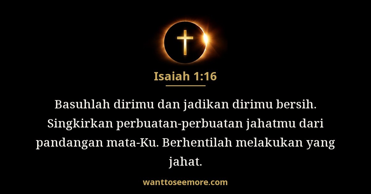 Isaiah 1:16