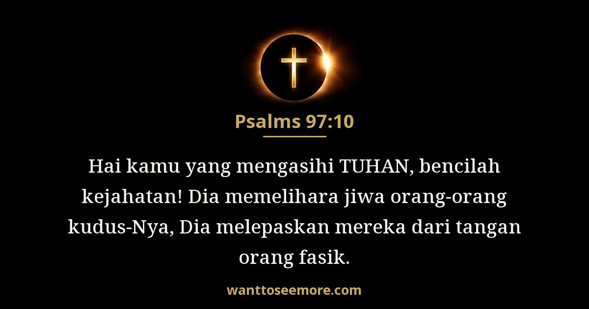 Mazmur 97:10