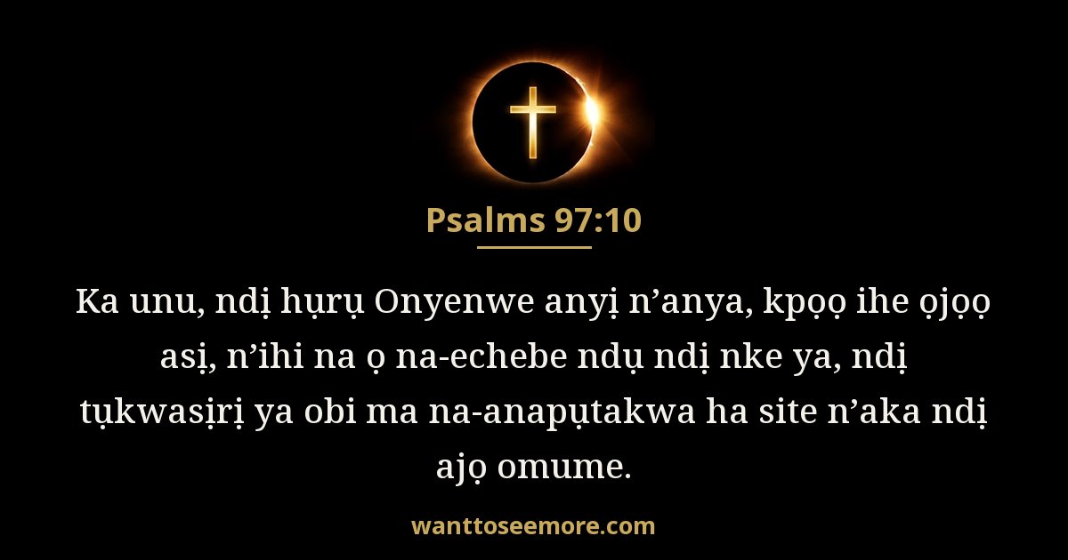 Abụ Ọma 97:10