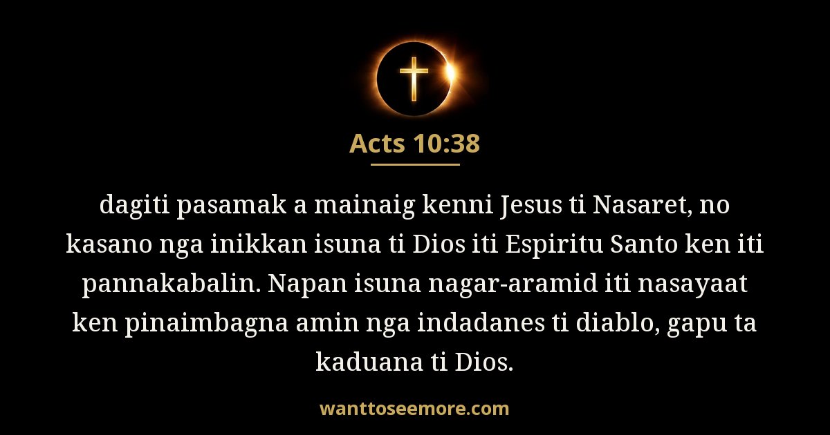 Acts 10:38