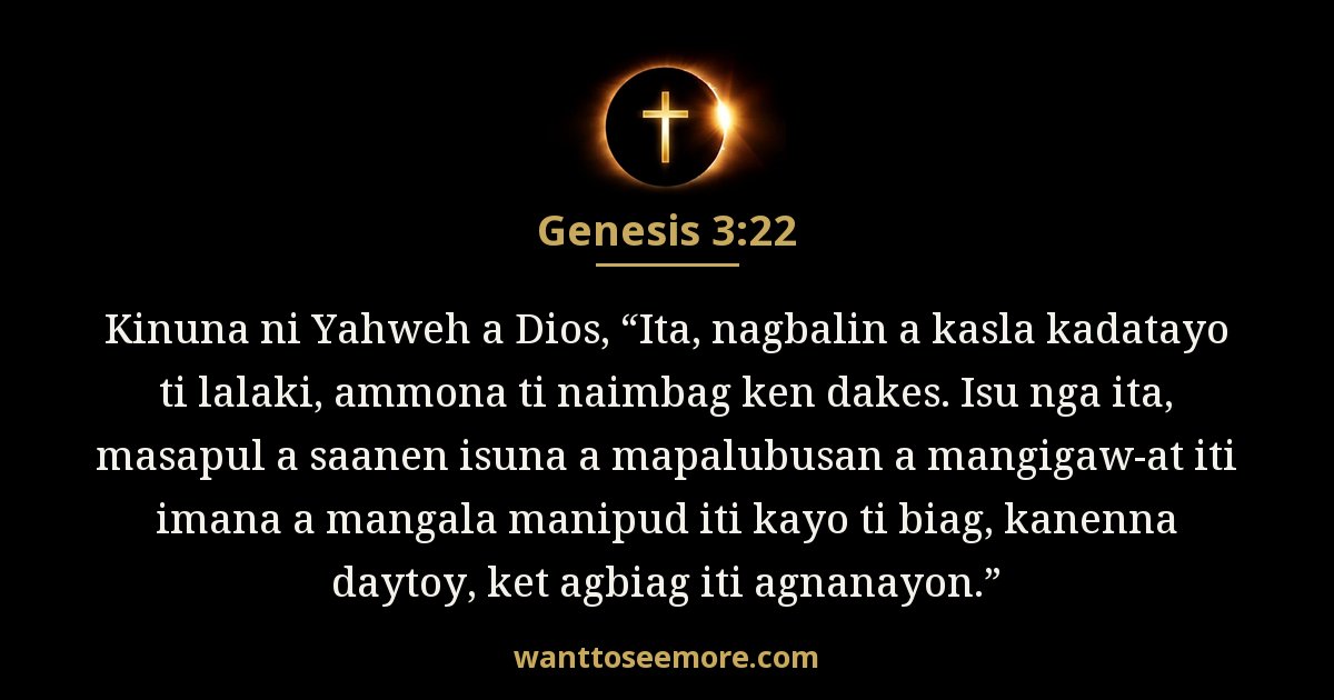 Genesis 3:22