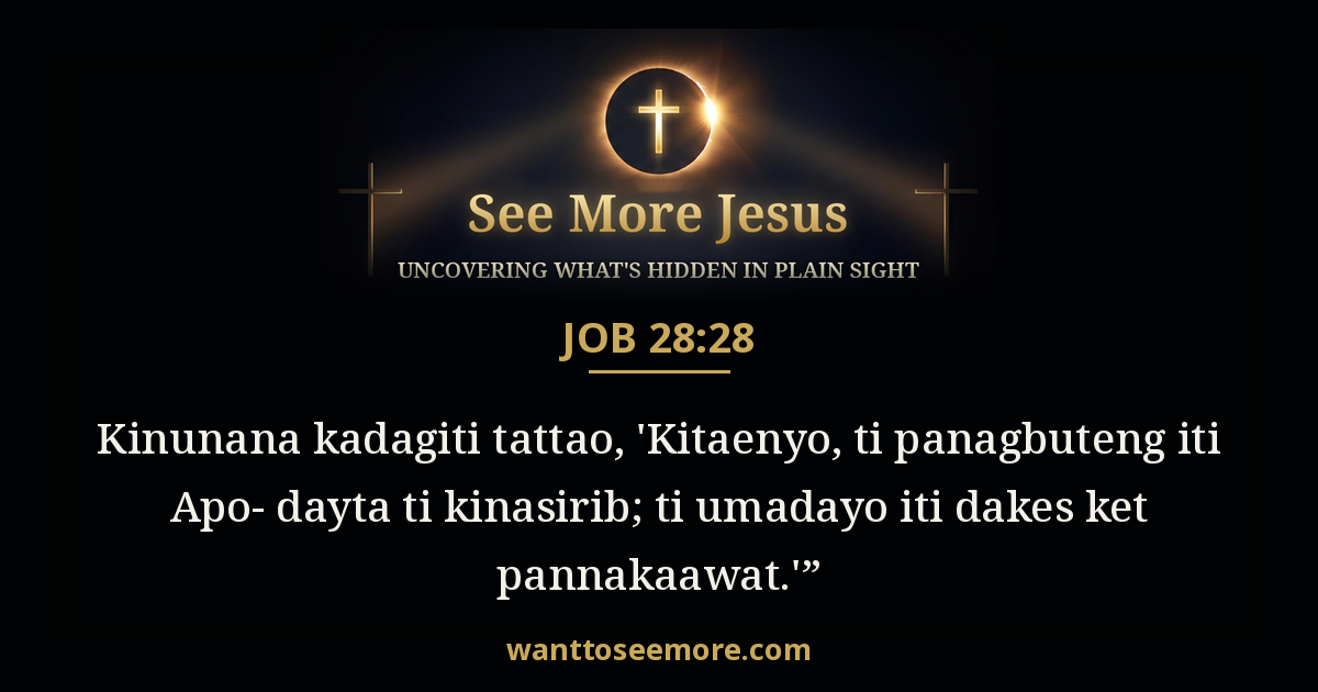 Job 28:28