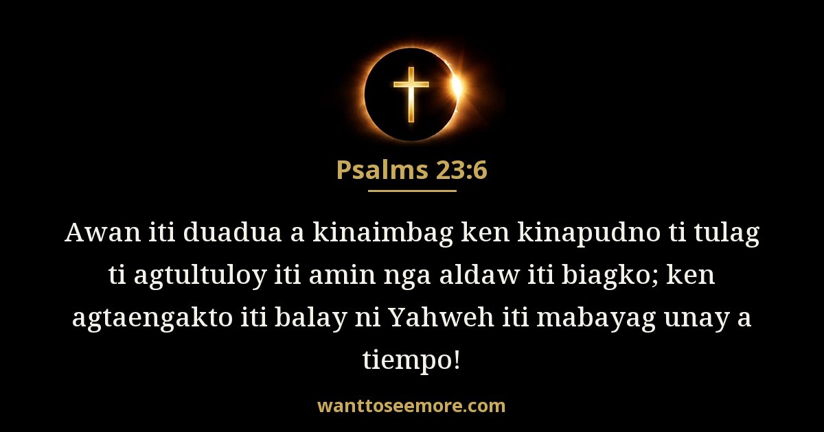 Psalms 23:6