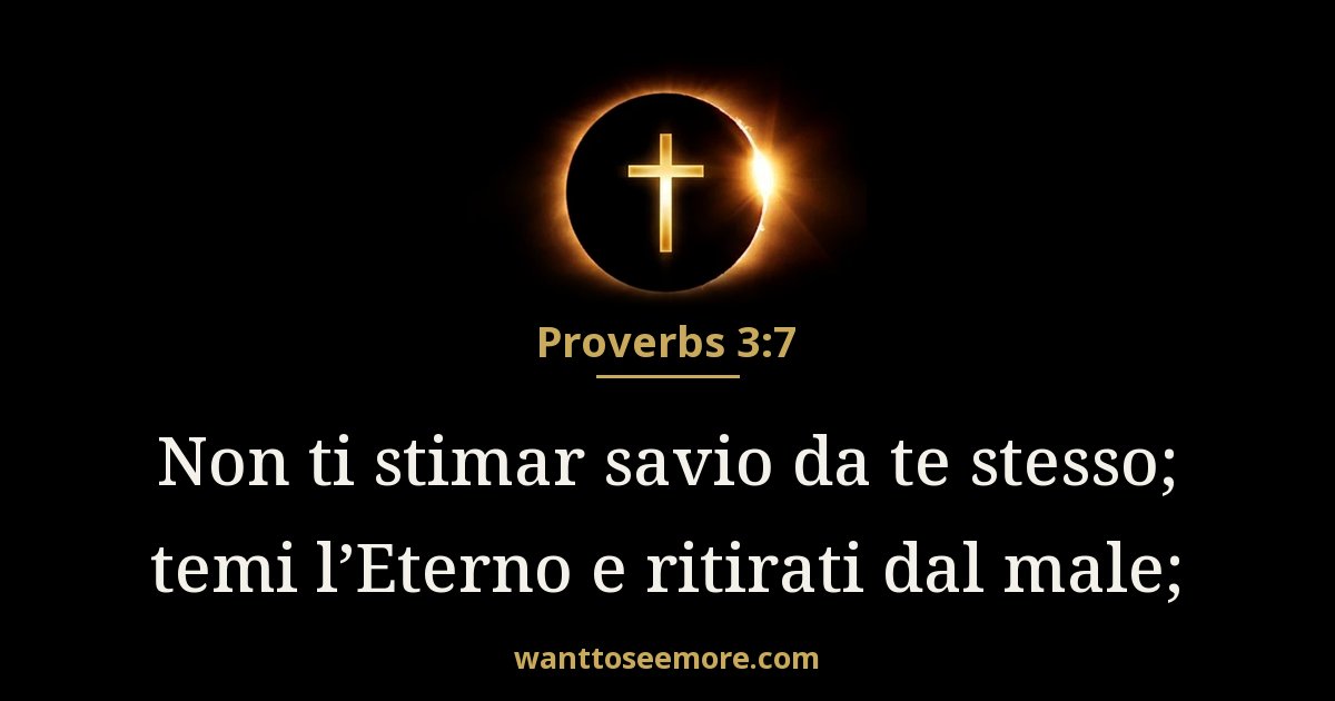 Proverbs 3:7