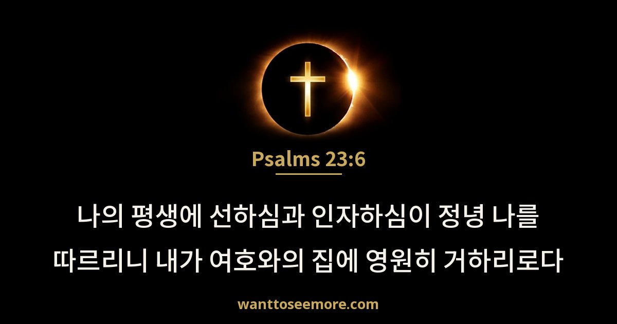 Psalms 23:6