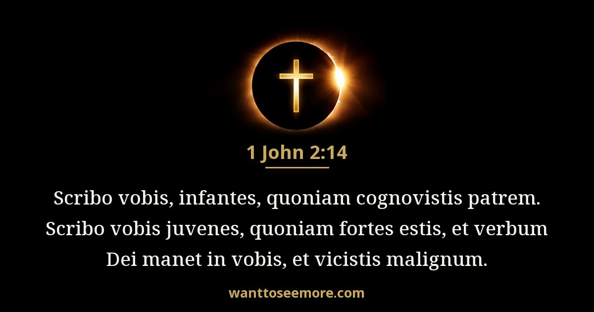 1 John 2:14