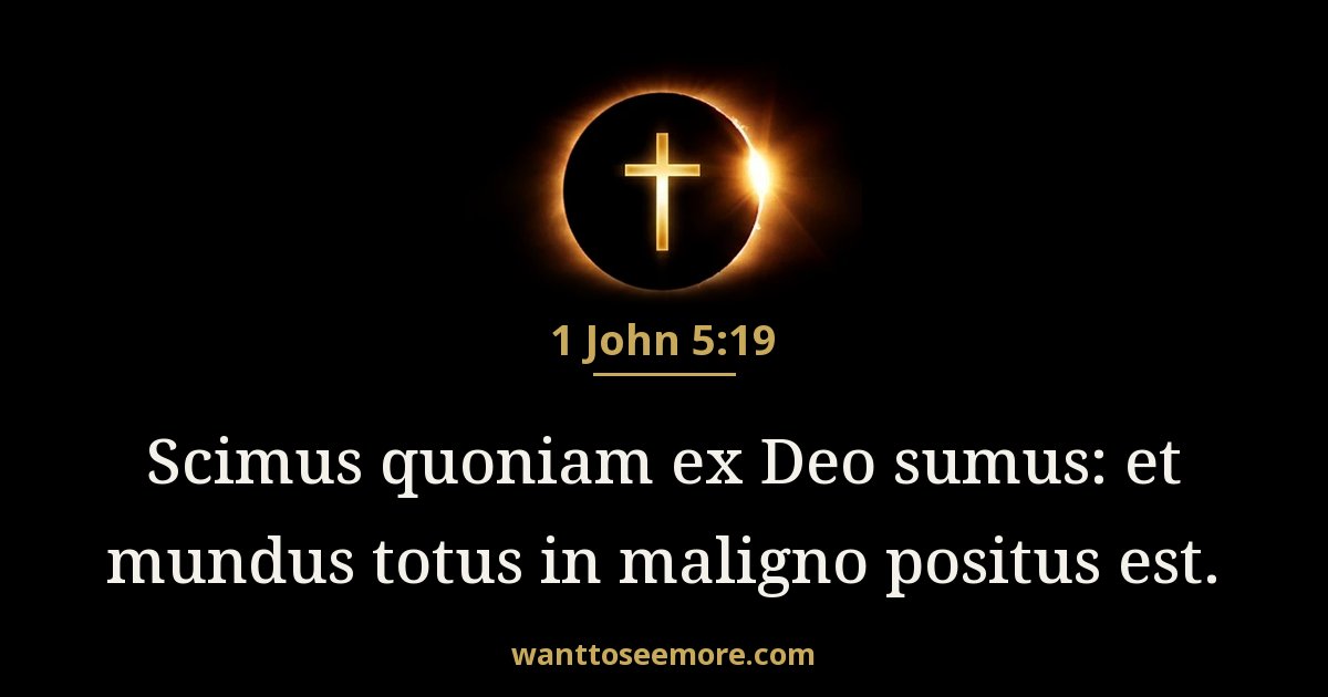 1 Ioannis 5:19