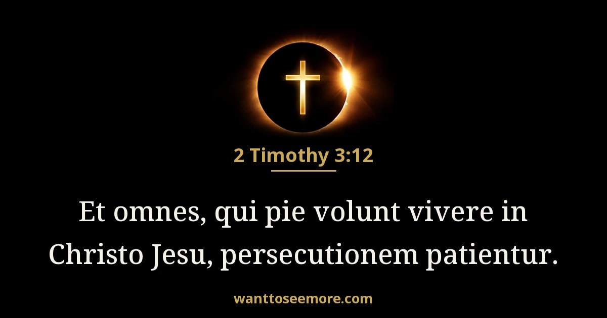 2 Timothy 3:12