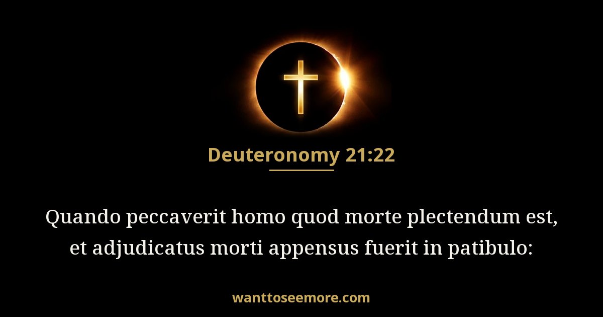 Deuteronomy 21:22