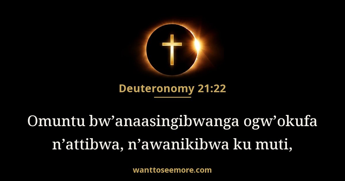 Deuteronomy 21:22