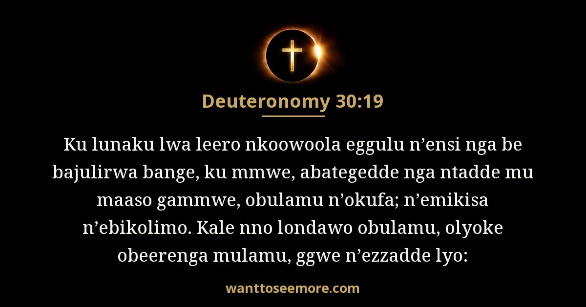 Deuteronomy 30:19