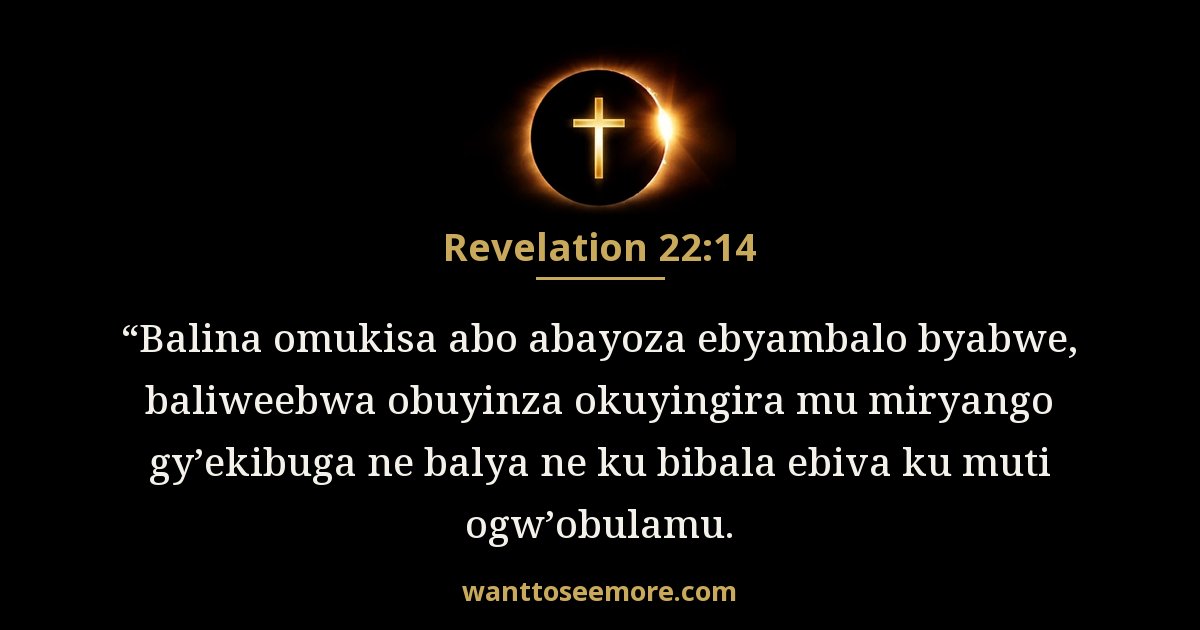Revelation 22:14