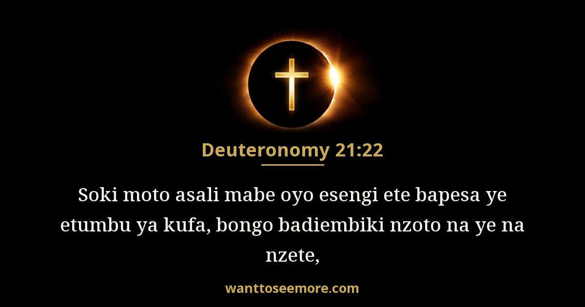 Deuteronomy 21:22