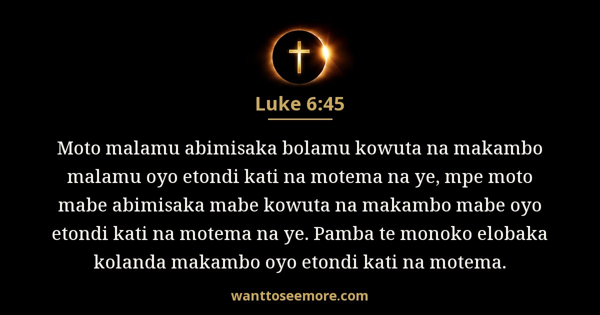 LUK 6:45