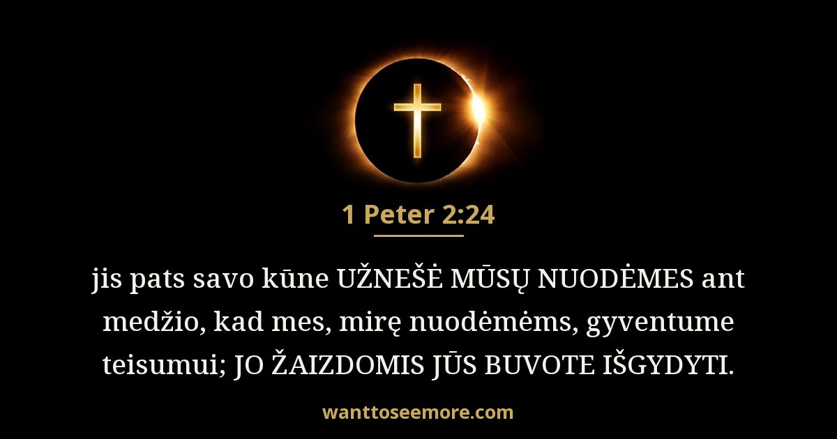 1PE 2:24
