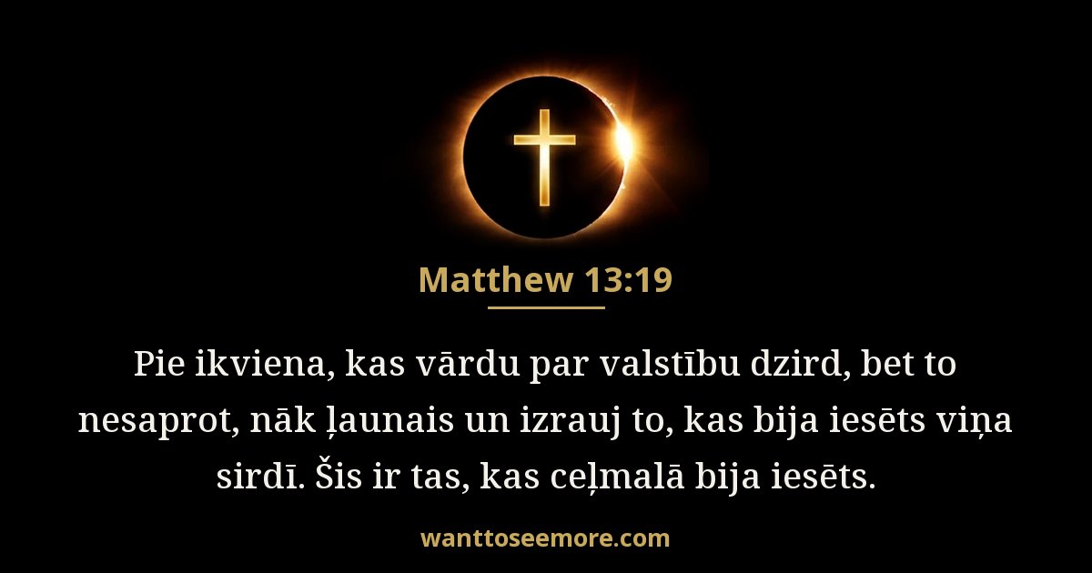 Matthew 13:19