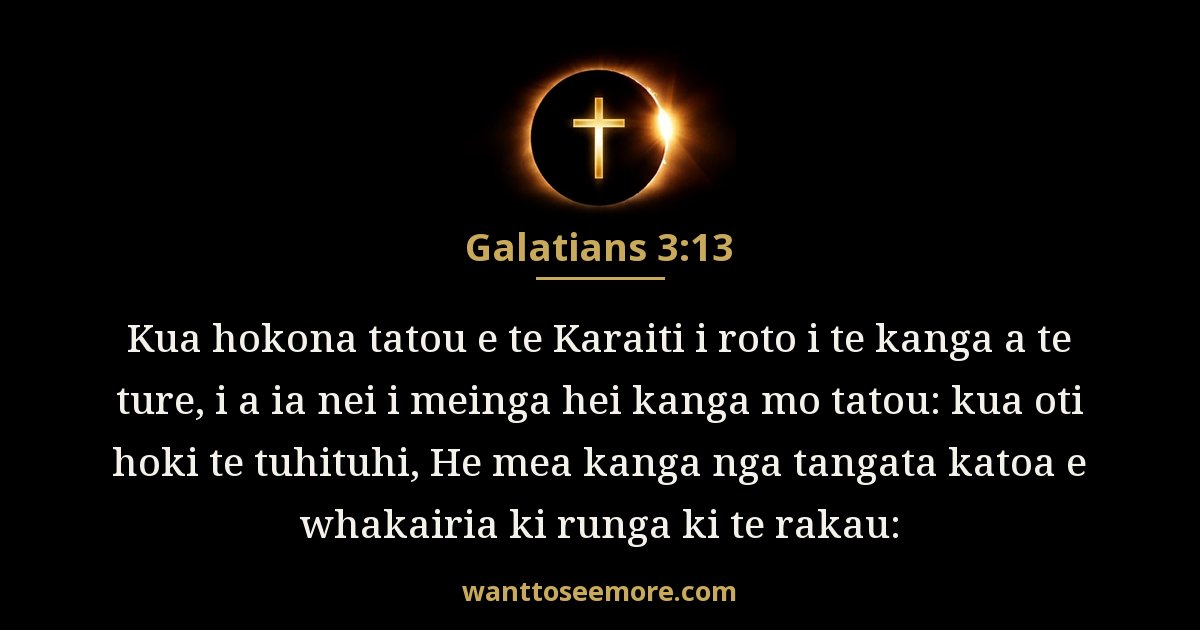 Karatia 3:13