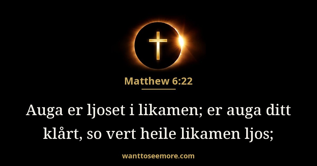 Matteus 6:22
