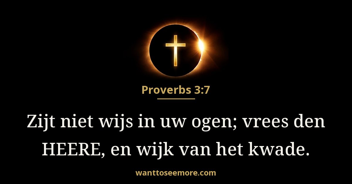 Proverbs 3:7