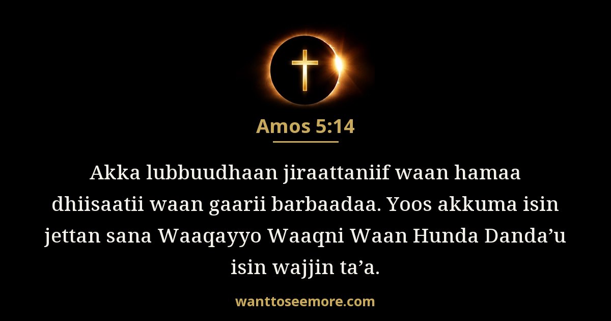 Amos 5:14
