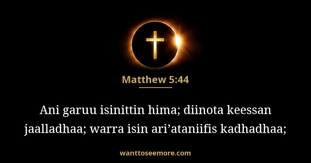 Matthew 5:44
