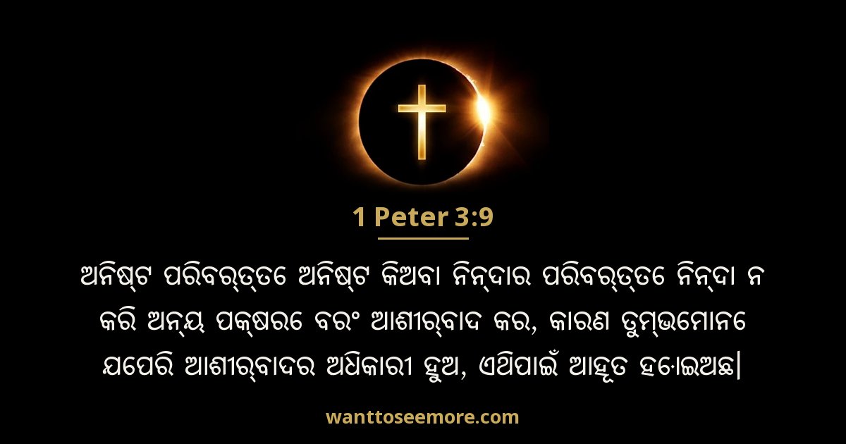 1PE 3:9
