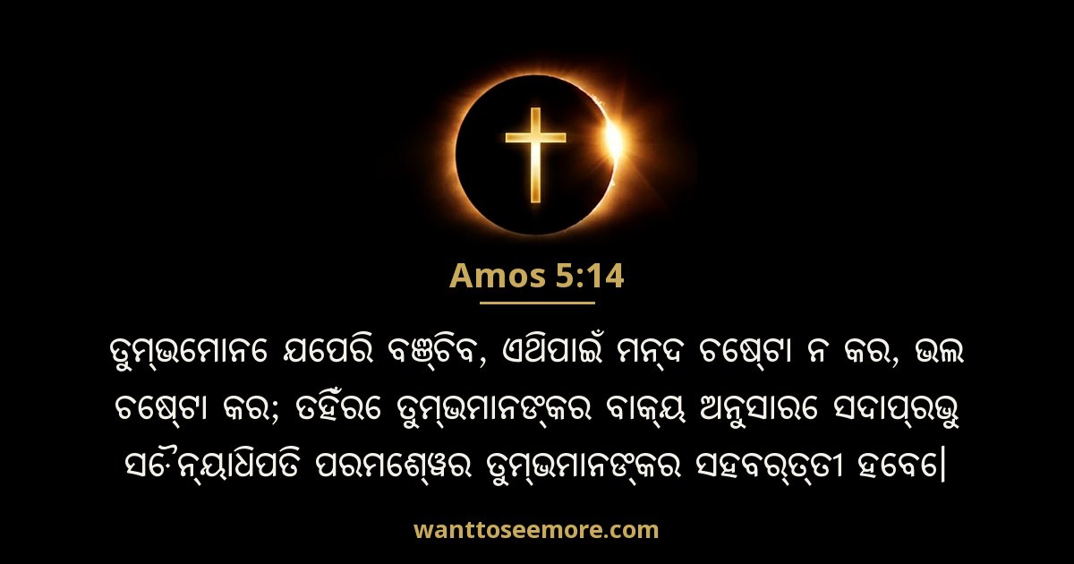 Amos 5:14