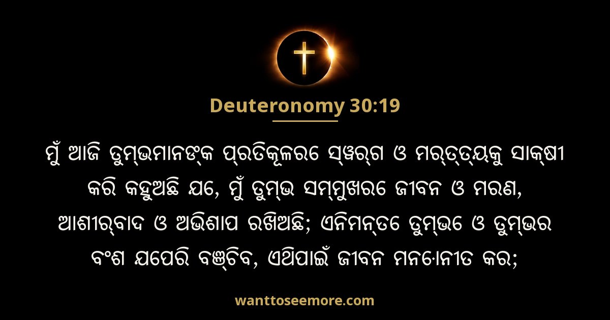 Deuteronomy 30:19