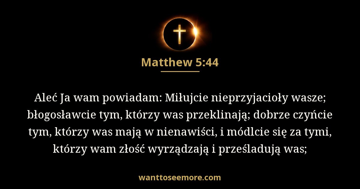 Matthew 5:44