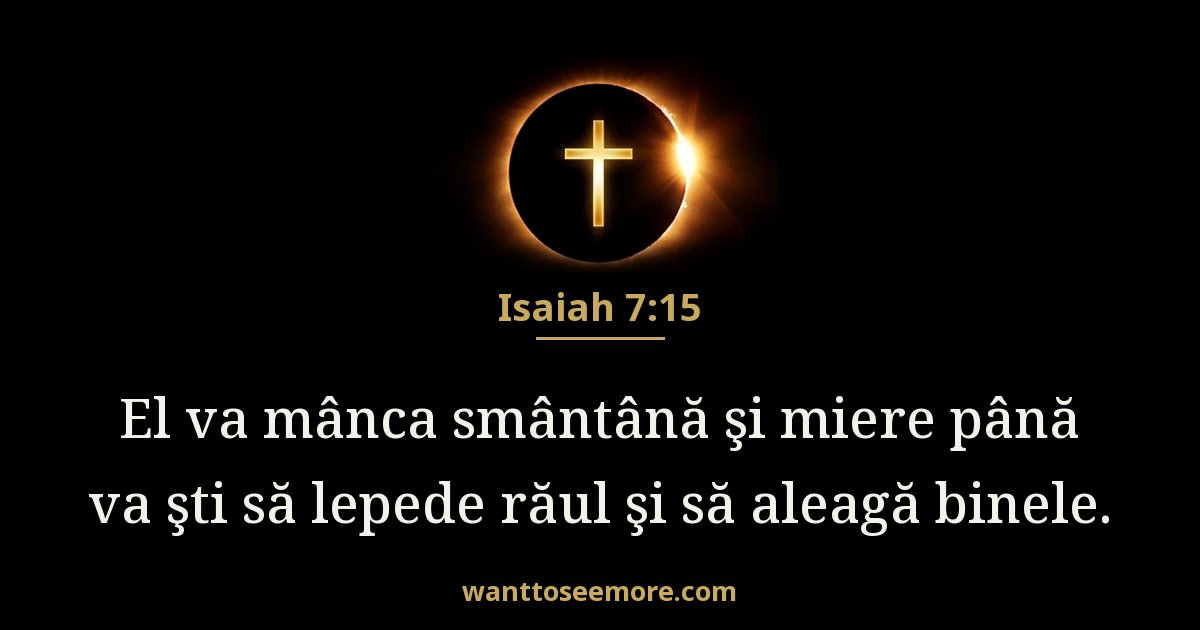 Isaiah 7:15