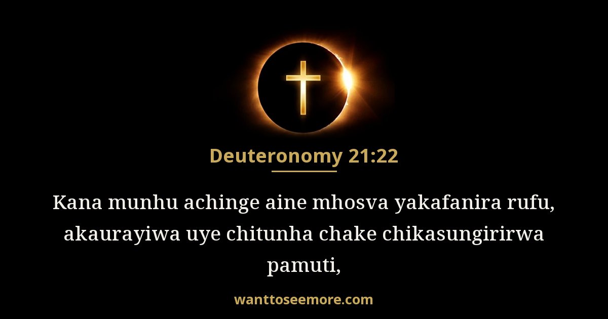 Deuteronomy 21:22